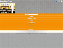 Tablet Screenshot of kauaimusicscene.com